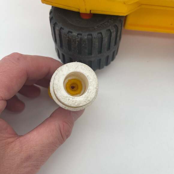 Vintage 1970s Fisher-Price Husky Helpers Shovel Digger #301 w Construction Figur - Picture 13 of 13